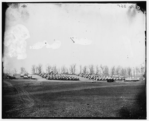 Brandy Station, Va. General view of 6th New York Artillery encampment