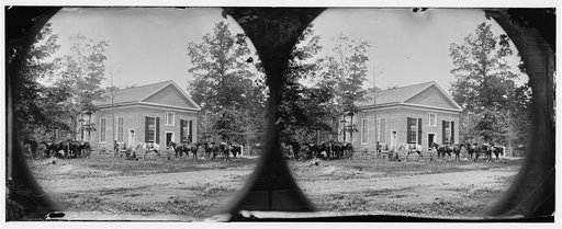 Bethel Church, Va. View of the church, temporary headquarters of Gen. Ambrose E. Burnside