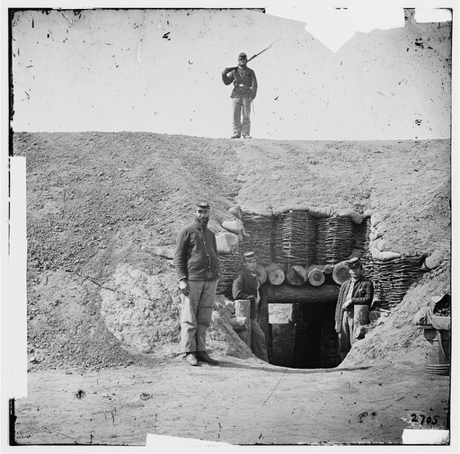 Fort Brady, Va. Entrance to magazine