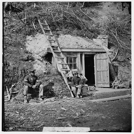 Dutch Gap, Va. Bomb-proof quarters of Major Strong