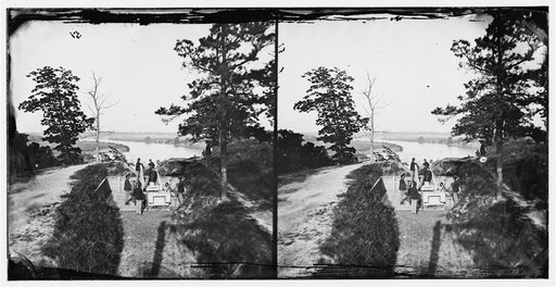 James River, Va. Confederate gun in Battery Brooks