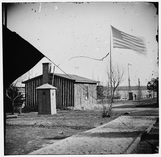 City Point, Va. Rear view of Gen. Ulysses S. Grant's headquarters