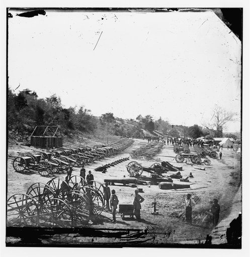Broadway Landing, Va. Federal ordnance at the depot