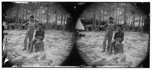 Petersburg, Va. Two youthful military telegraph operators at headquarters