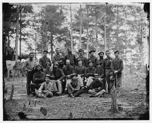 Petersburg, Va. Group of Company B, U.S. Engineer Battalion