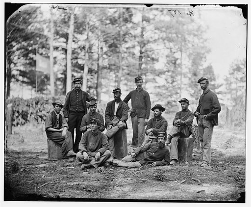 Petersburg, Va. Group of Company D, U.S. Engineer Battalion