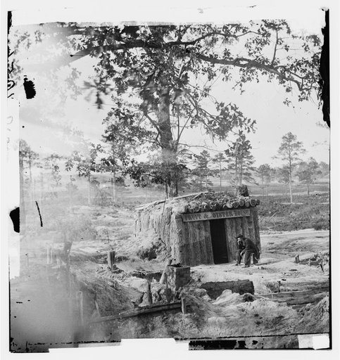 Petersburg, Va. Sutler's bomb-proof "Fruit and Oyster House"