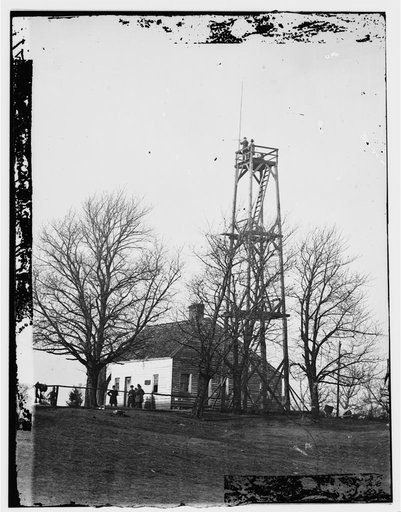 Petersburg, Va. Signal tower at 14th New York Heavy Artillery headquarters