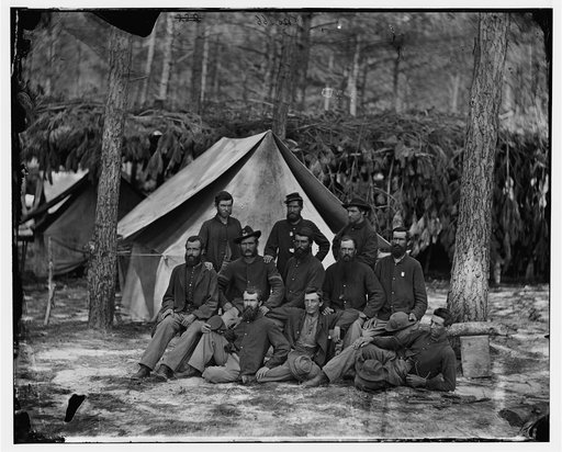 Petersburg, Va. Group of Company B, U.S. Engineer Battalion