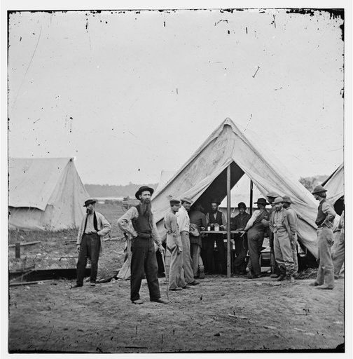 Petersburg, Va. Sutler's tent, 2d Division, 9th Corps