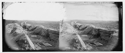 Petersburg, Va. Federal line near Fort Morton