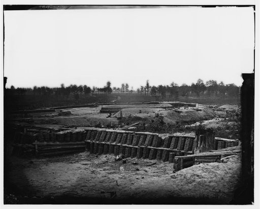 Petersburg, Va. View from center of Fort Sedgwick looking south