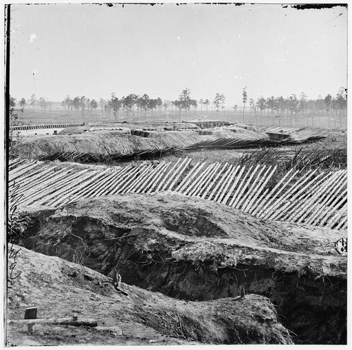 Petersburg, Va. View from breastworks of Fort Sedgwick