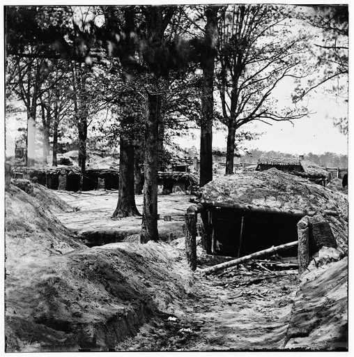 Petersburg, Va. Interior of Fort Steadman