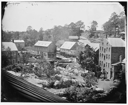 Petersburg, Va. Mills on the Appomattox River near Campbell's Bridge