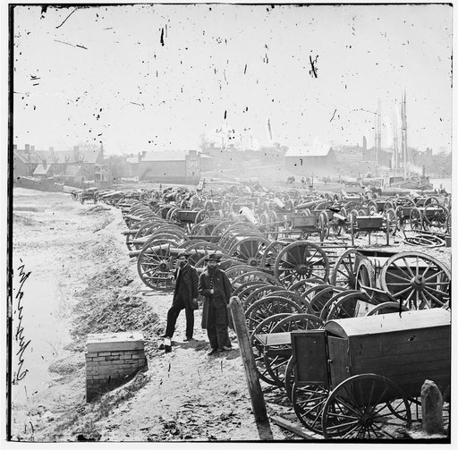 Richmond, Va. Park of captured guns at Rocketts