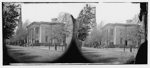 Richmond, Va. City Hall; Sycamore Church beyond (Capitol Street)