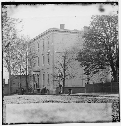 Richmond, Va. Residence of Jefferson Davis (1201 East Clay Street); a closer view