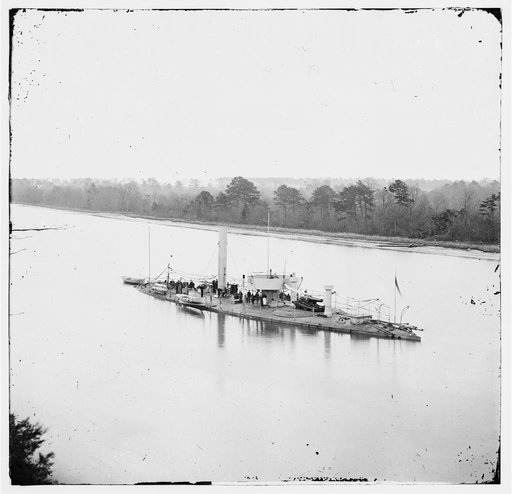 James River, Va. U.S.S. Casco, light-draft monitor