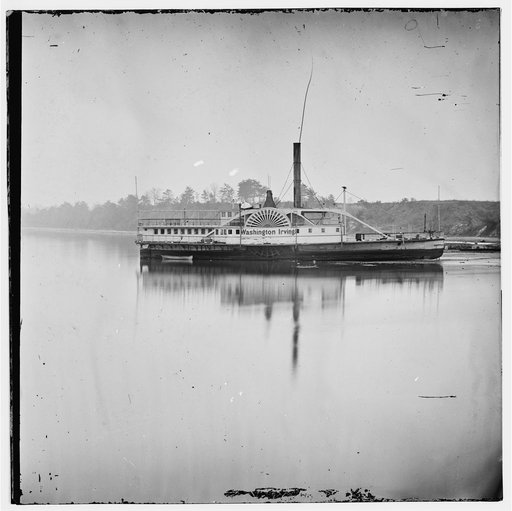 Appomattox River, Va. U.S.S. transport Washington Irving