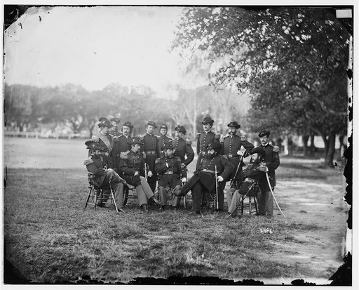 Fort Monroe, Va. Officers of 3d Pennsylvania Heavy Artillery