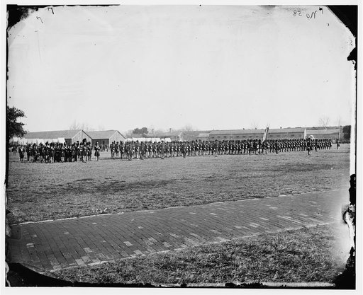 Fort Monroe, Va. 3d Pennsylvania Heavy Artillery on parade