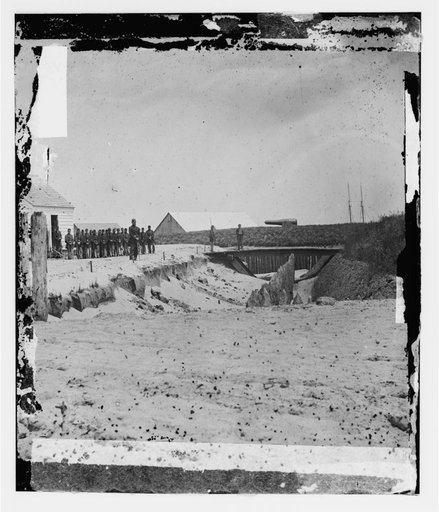 Hilton Head, S.C. Rear view of Fort Walker