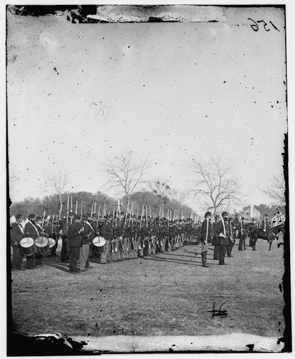 Beaufort, S.C. 50th Pennsylvania Infantry in parade formation