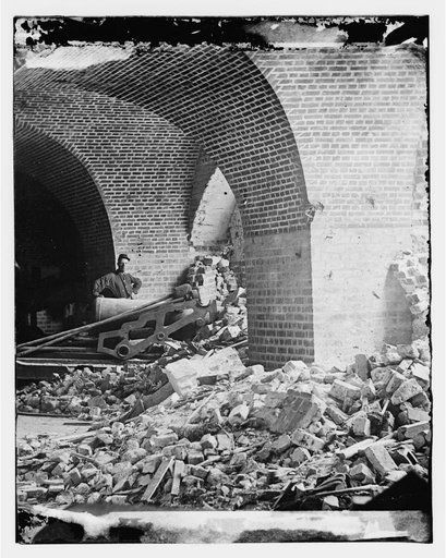 Fort Pulaski, Ga. Interior view of the breach