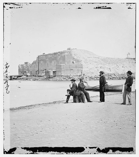 Charleston, S.C. Fort Sumter, from the sand-bar