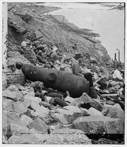 Charleston, S.C. Site of the night attack on Fort Sumter, September 8, 1863