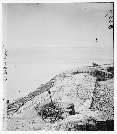 Charleston, S.C. Parapet of Fort Sumter looking toward Morris Island