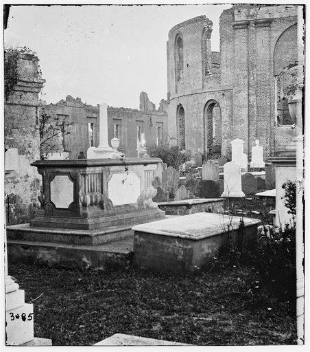 Charleston, S.C. Graveyard of the ruined Circular Church