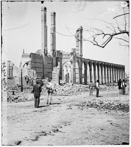 Charleston, S.C. Ruins of the North Eastern Railroad depot