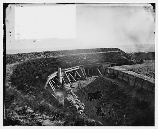 Fort Fisher, N.C. Interior view of the "Pulpit"