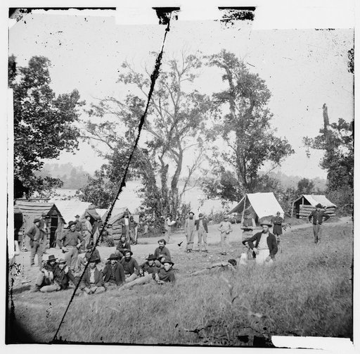 Chattanooga, Tenn., vicinity. Federal camp by the Tennessee River
