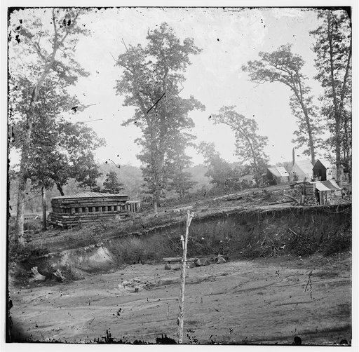 Chattanooga, Tenn., vicinity. Blockhouse on the Nashville & Chattanooga Railroad