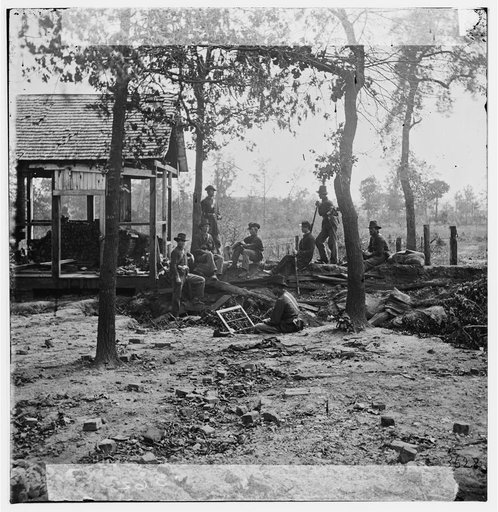 Atlanta, Ga., vicinity. Federal pickets before the city