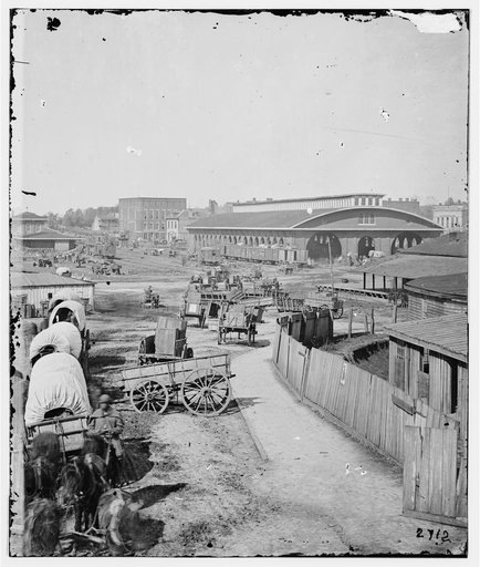 Atlanta, Ga. Railroad depot; a nearer view