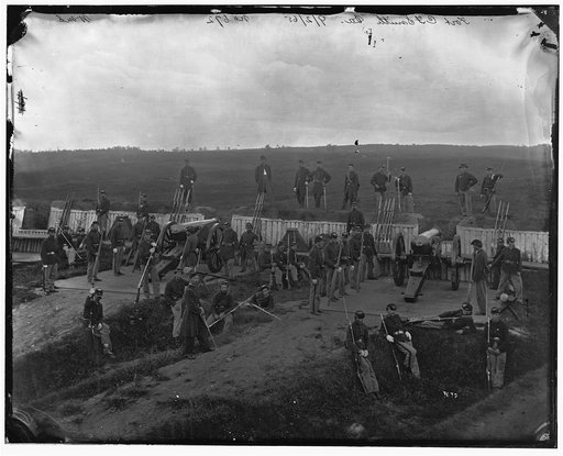 Arlington, Va. Company F, 2d New York Artillery at Fort C.F. Smith
