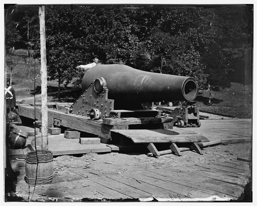 Washington, D.C., vicinity. 15-in. gun and mounting
