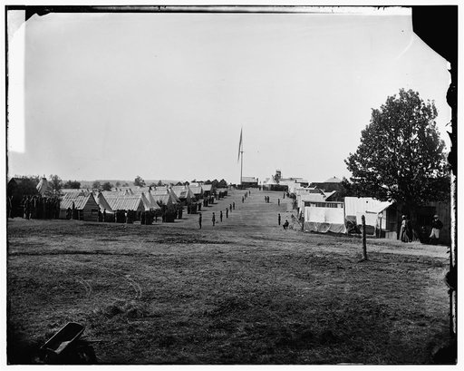 Prospect Hill, Va. General view of 13th New York Cavalry camp