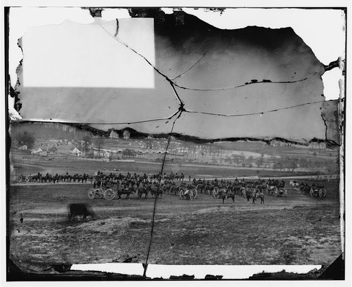 Washington, D.C., vicinity. 17th New York Battery, with horses harnessed to guns