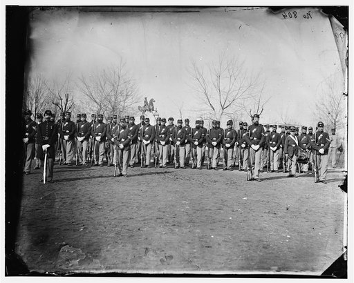 Washington, D.C. Company I, 10th Veteran Reserve Corps, at Washington Circle
