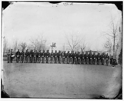 Washington, D.C. Company B, 10th Veteran Reserve Corps, at Washington Circle