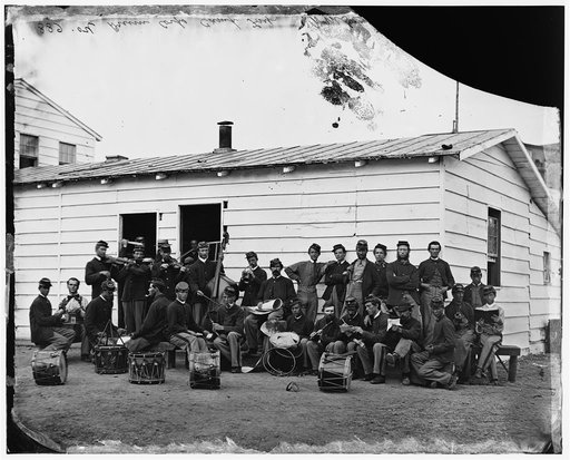 Washington, D.C. Drum Corps of 10th Veteran Reserve Corps at leisure