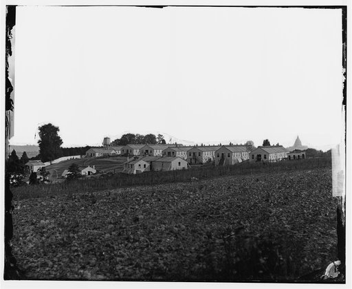 Washington, D.C. General view of Harewood Hospital, on farm of W. W. Corcoran, 7th Street Road near Soldiers' Home