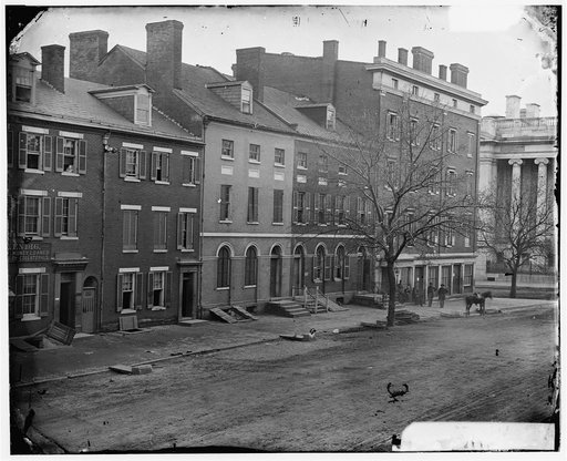 Washington, D.C. Sanitary Commission storehouse and adjoining houses at 15th and F Sts., NW
