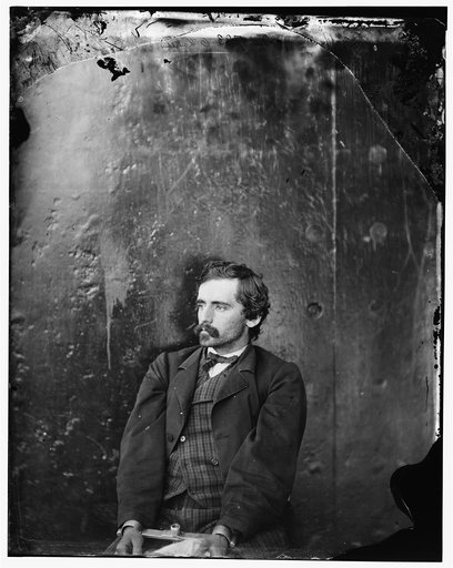 Washington Navy Yard, D.C. Michael O'Laughlin, a conspirator, manacled