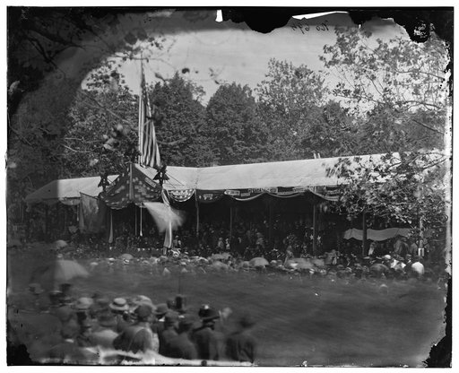 Washington, D.C. View in front of Presidential reviewing stand